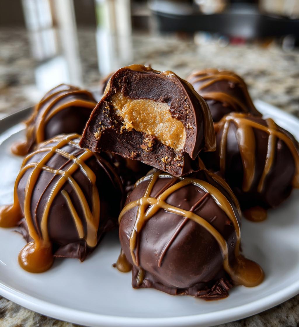 caramel buckeyes