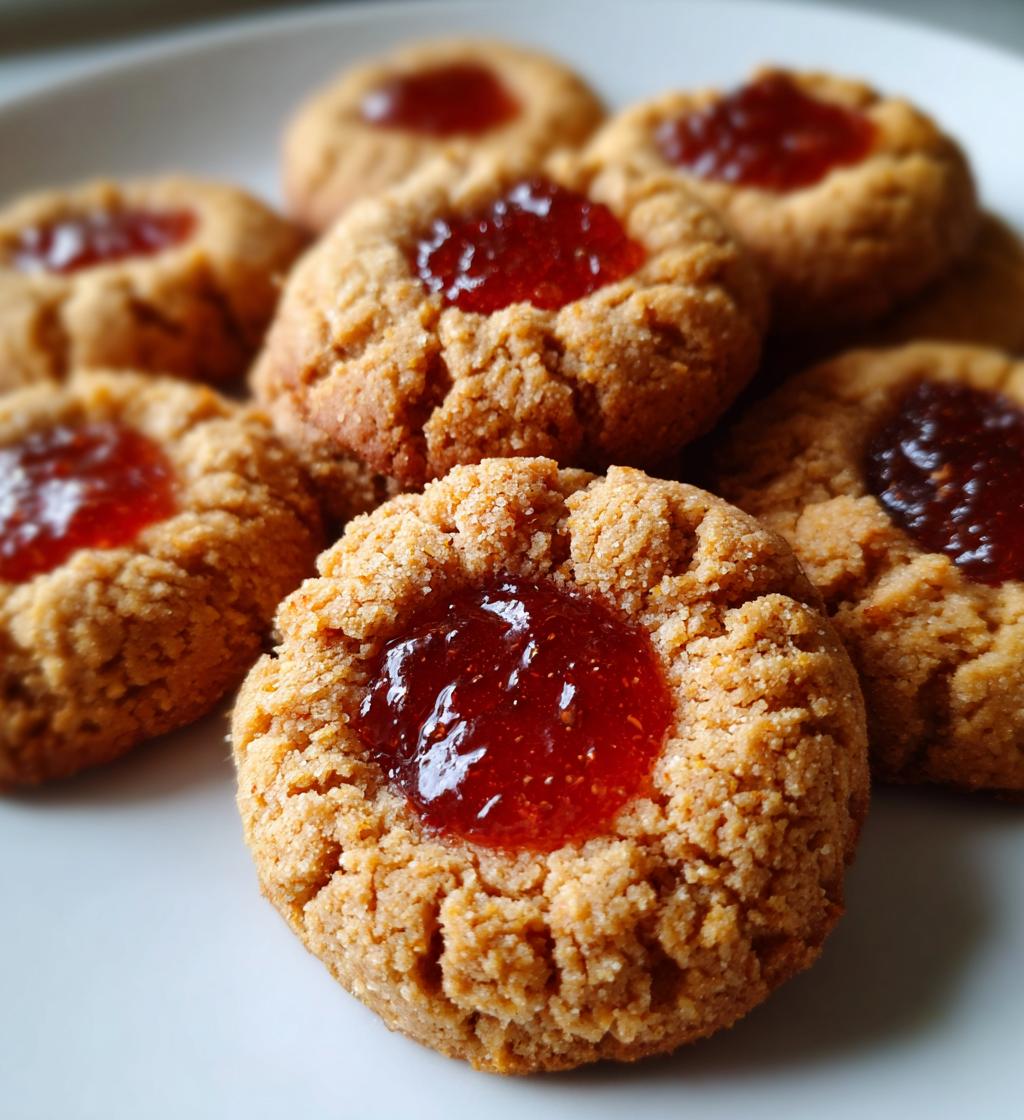carrot spice thumbprint cookies