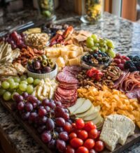 charcuterie board game day