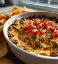 cheeseburger dip for game day