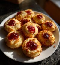 cheesy thumbprint cookies