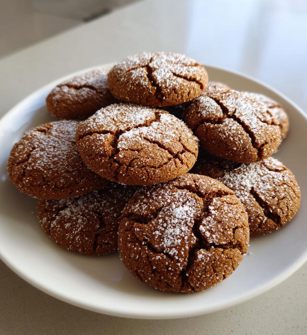 chewy gingerbread cookies
