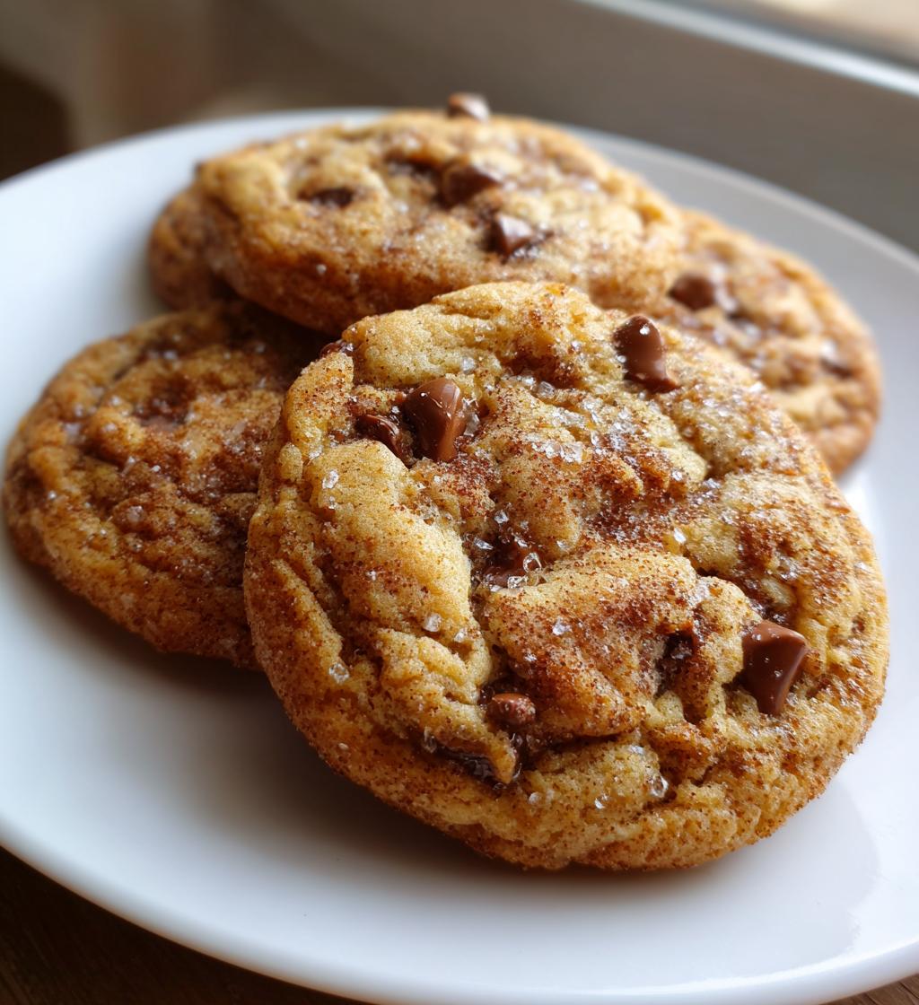 chocolate chip snickerdoodle cookies