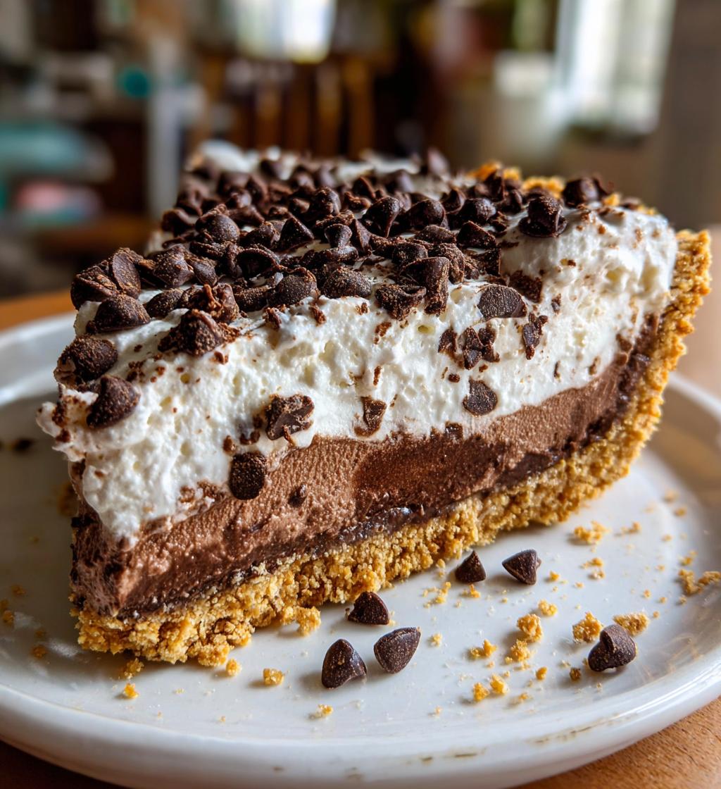 chocolate cool whip pie