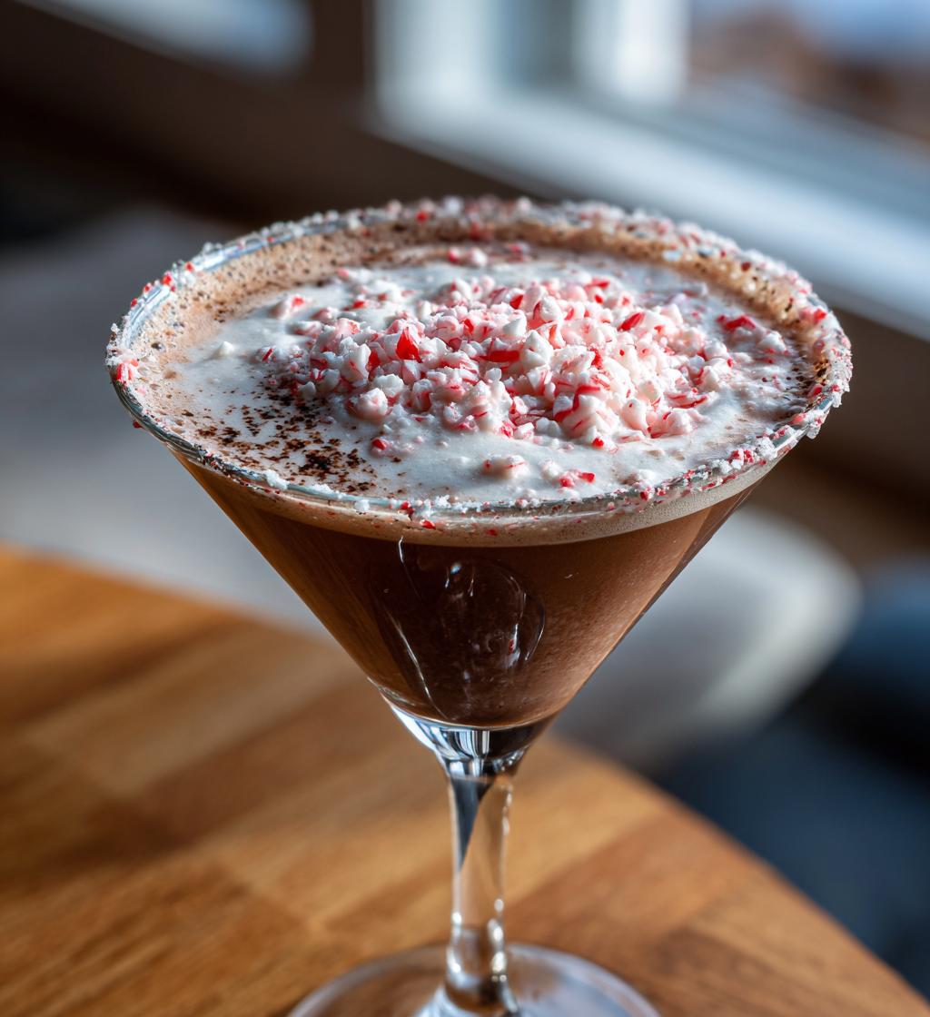 chocolate peppermint martini