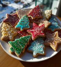 christmas cookies decorated royal icing