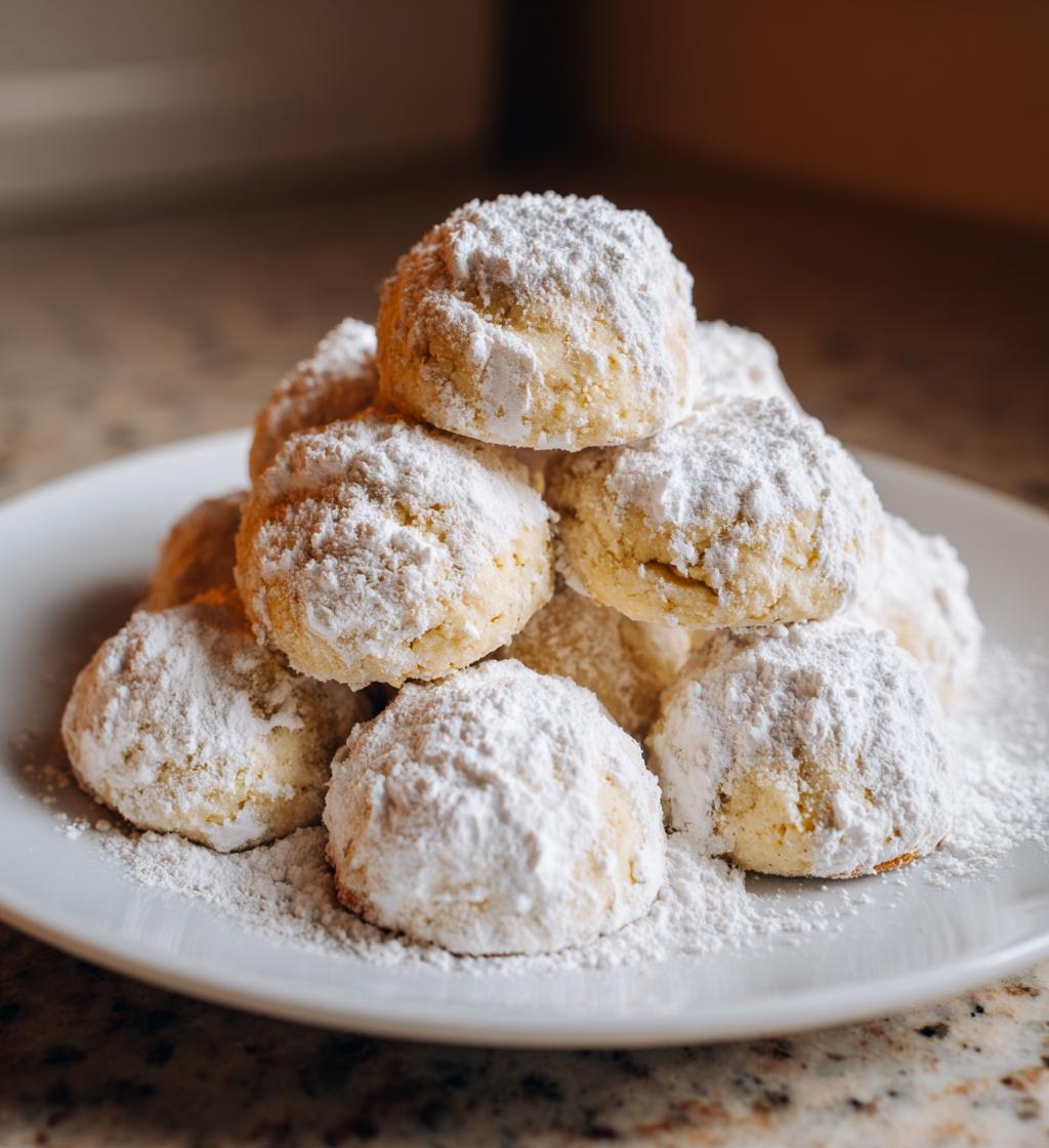 christmas snowball cookies