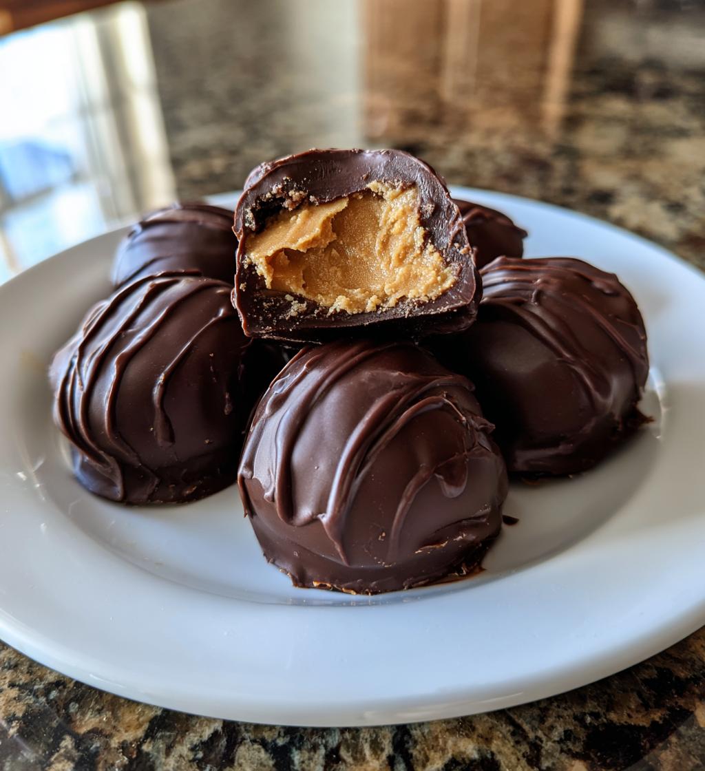 classic peanut butter buckeyes