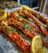 cooked crab legs in oven