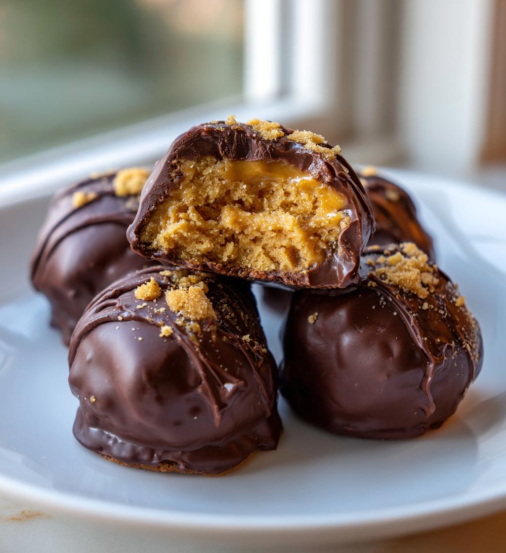 cookie butter buckeyes