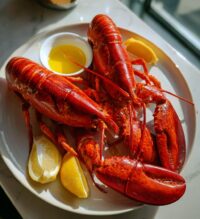 cooking lobster