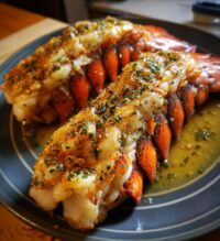 cooking lobster tails on stove
