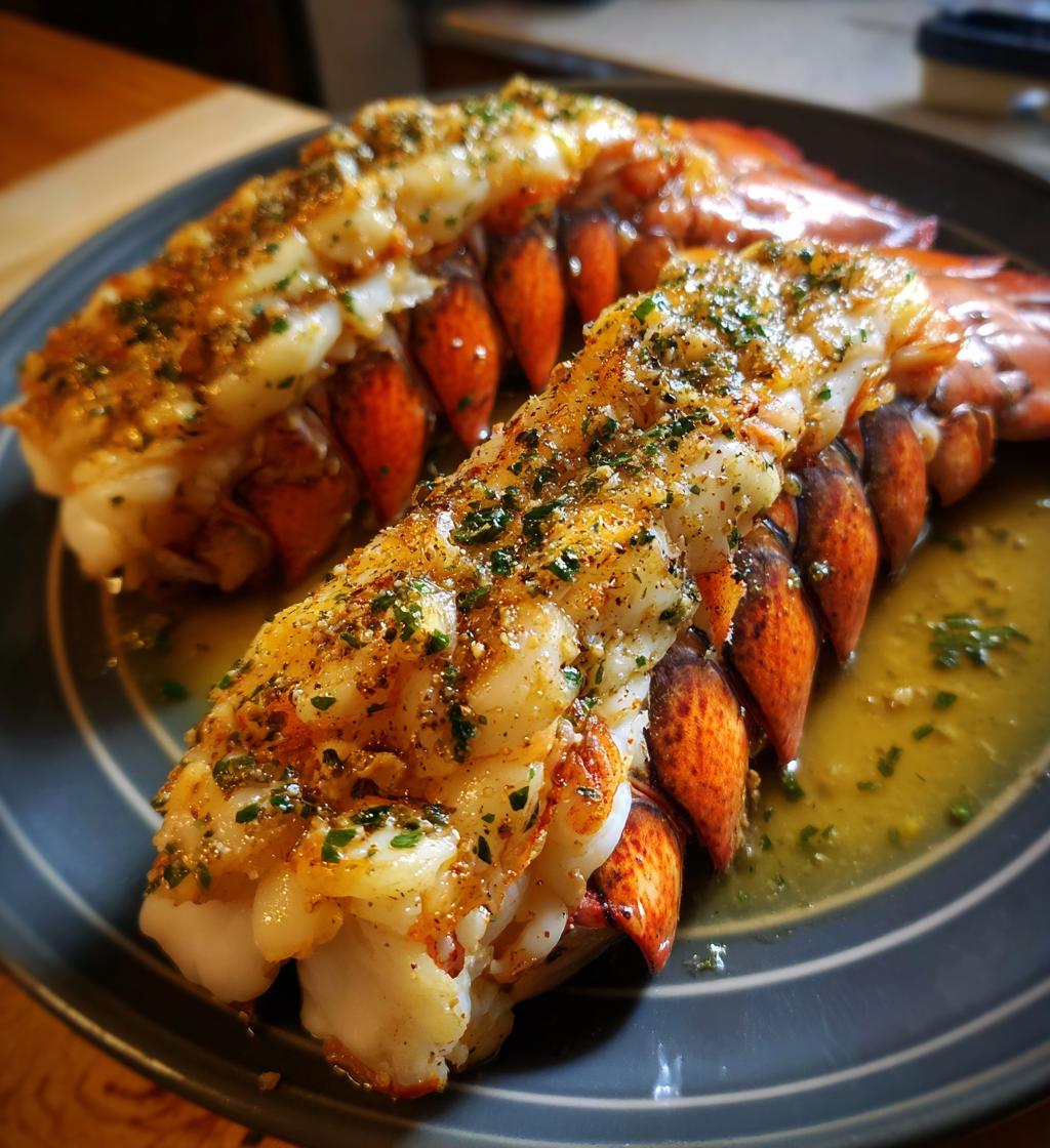 cooking lobster tails on stove