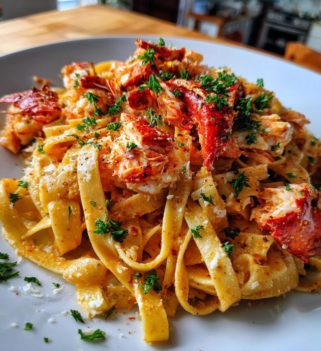 crab and lobster pasta