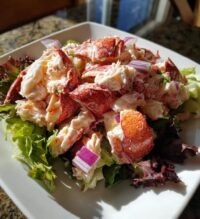 crab and lobster salad