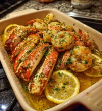 crab legs and shrimp