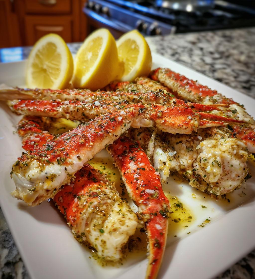 crab legs in the oven