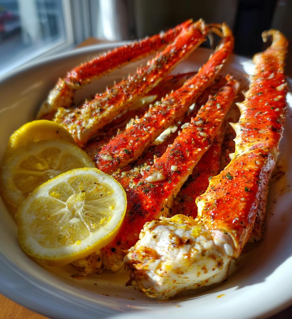 crab legs on a plate