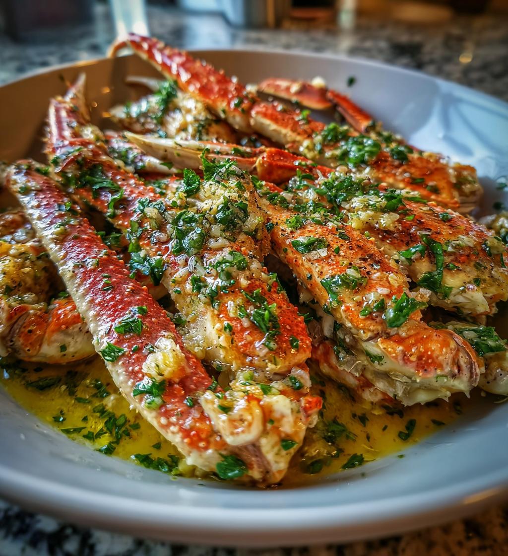 crab legs with garlic butter