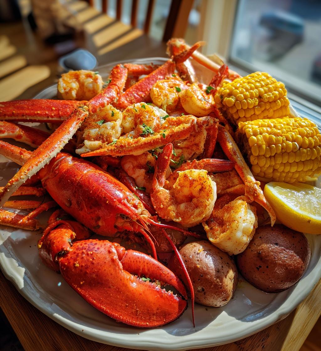 crab lobster shrimp boil