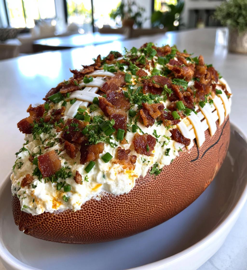 cream cheese football