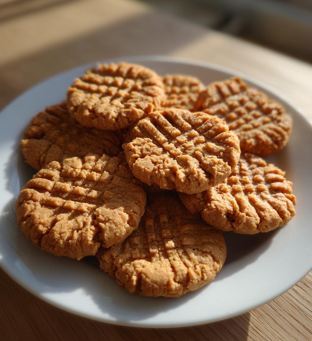 crunchy peanut butter cookies