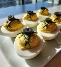deviled eggs football