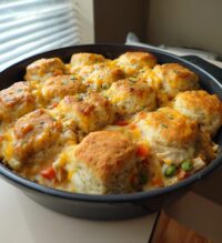 dump and bake chicken dinner with red lobster biscuits