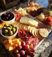 easy football charcuterie board