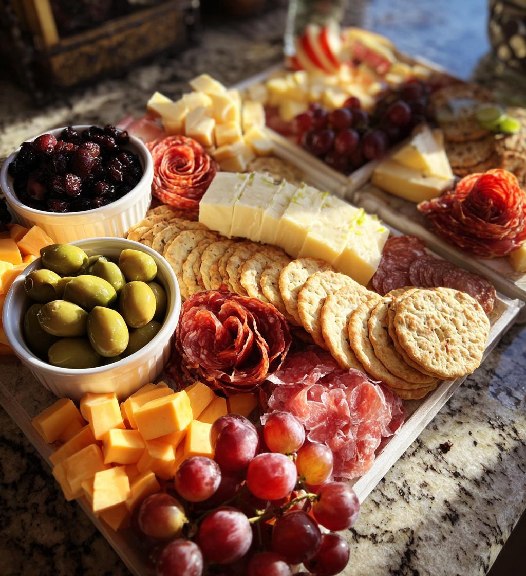 easy football charcuterie board