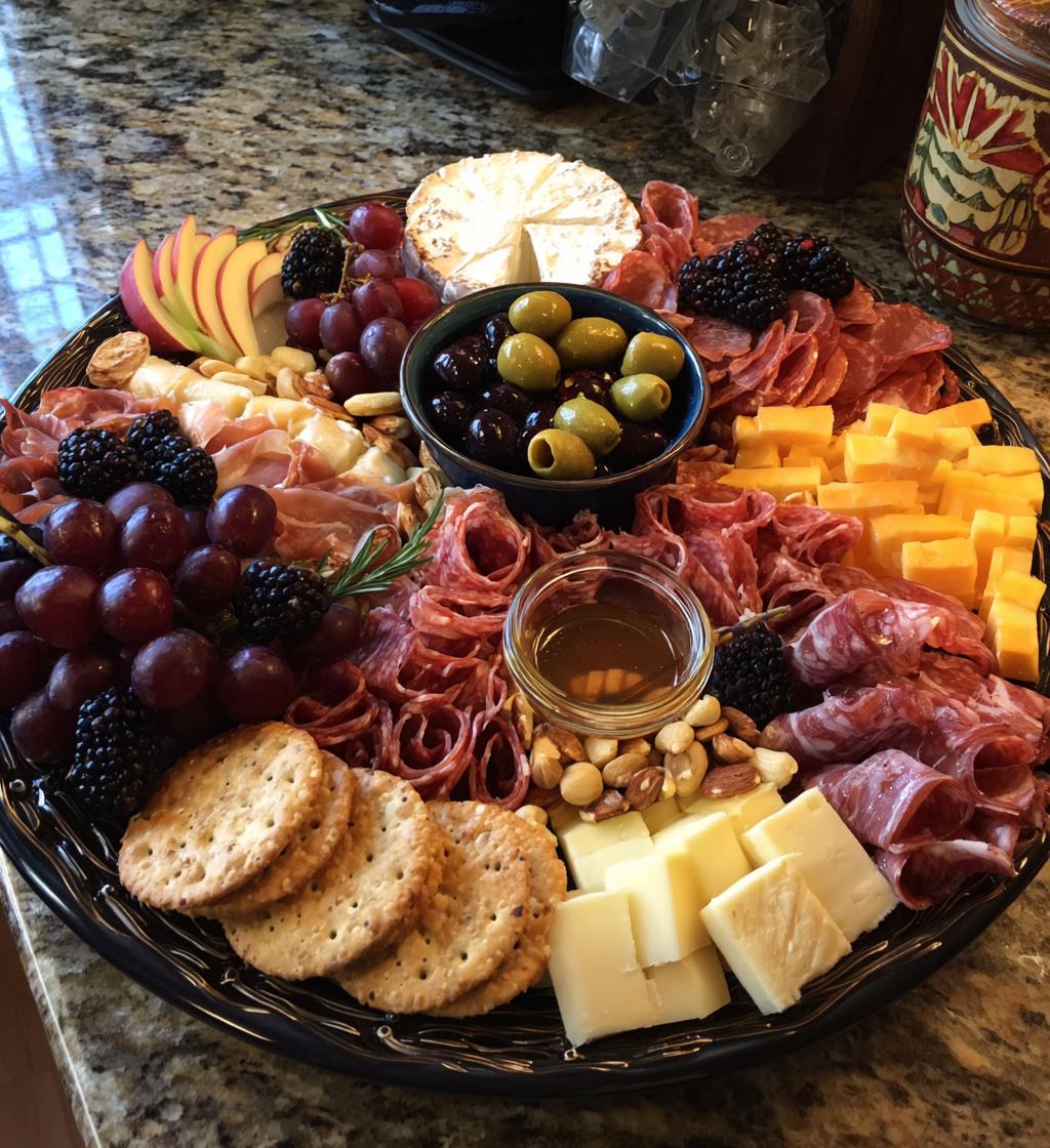 easy game day charcuterie board