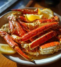 eating crab legs