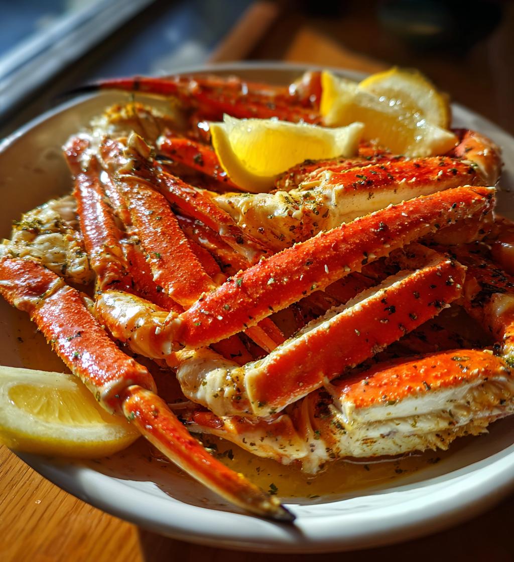 eating crab legs
