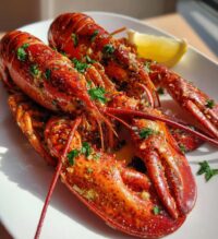 fancy lobster dinner
