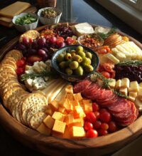 football cheese board