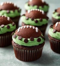 football cupcakes