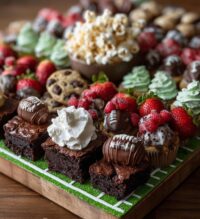football dessert board