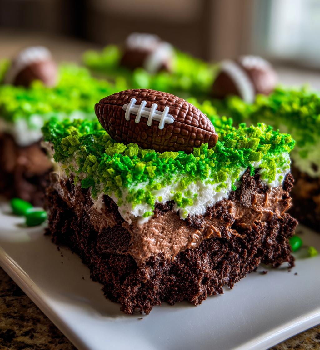 football dirt cake