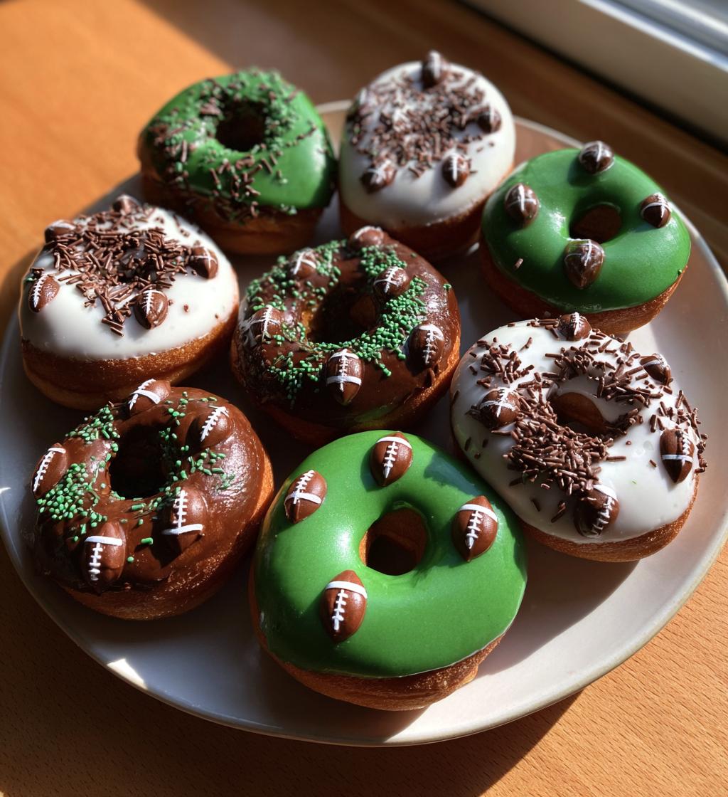 football donuts ideas