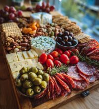 football game day charcuterie board