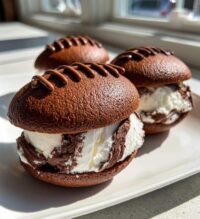 football ice cream sandwiches