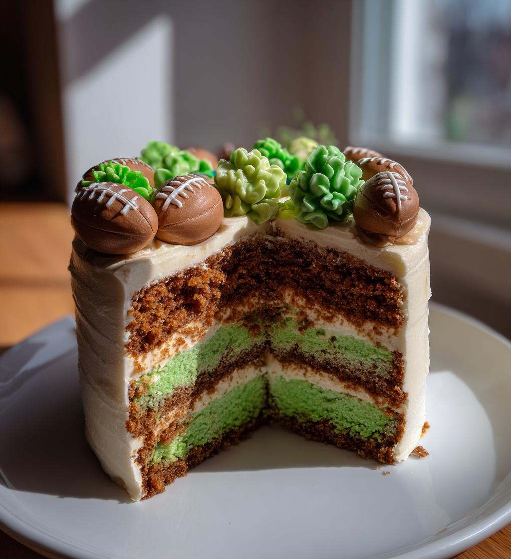 football party cake