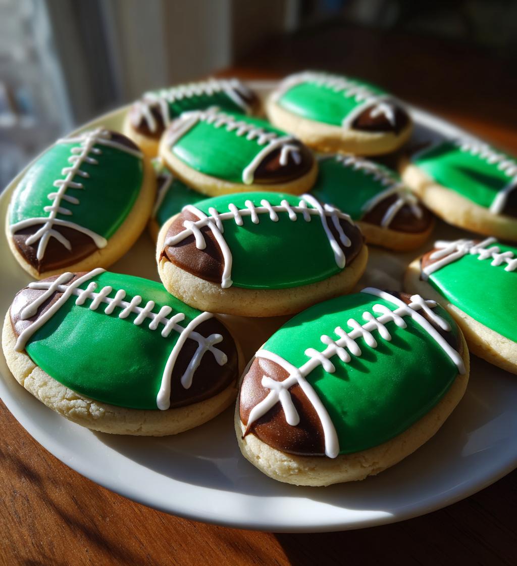 football party cookies