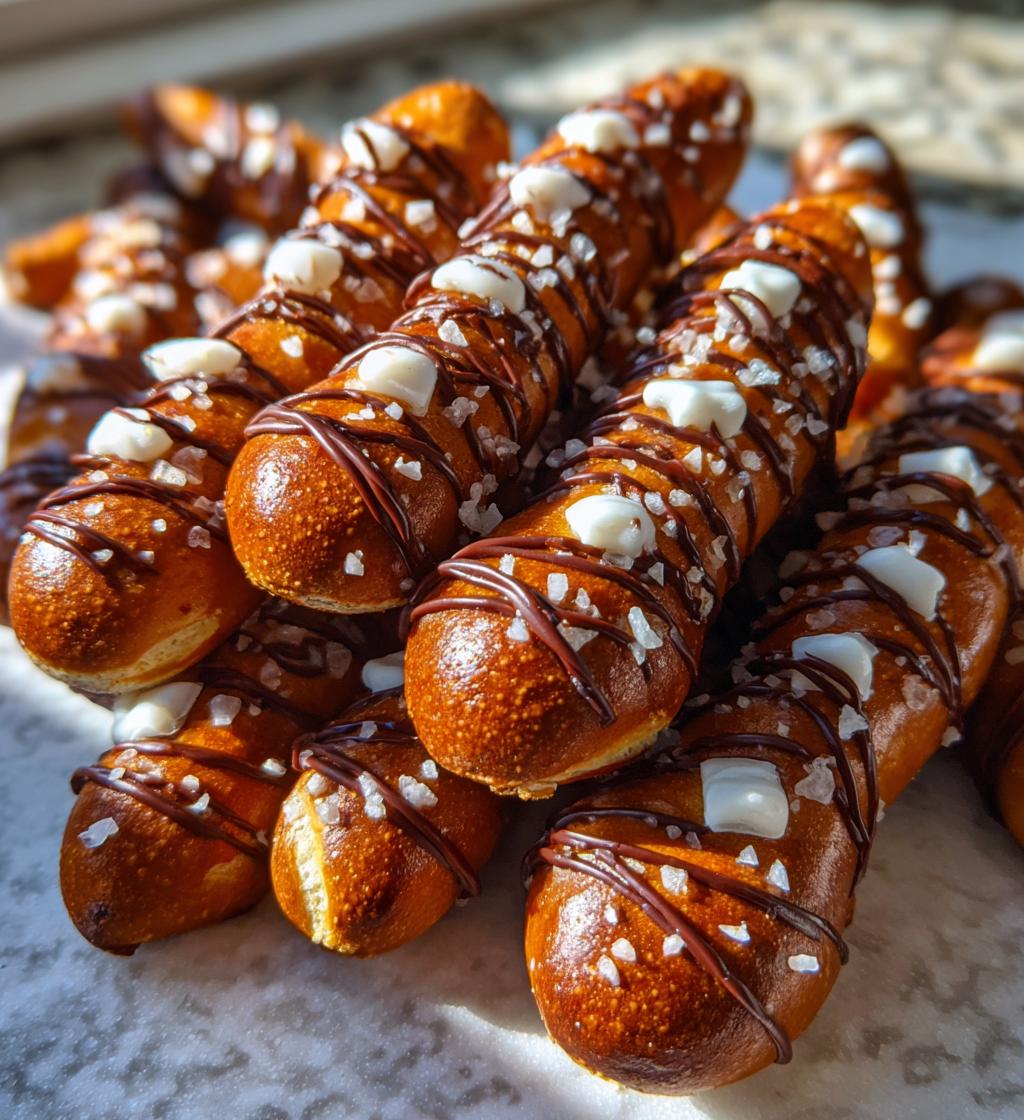 football pretzel rods