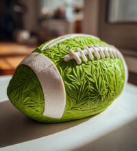 football shaped cake