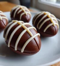 football shaped desserts