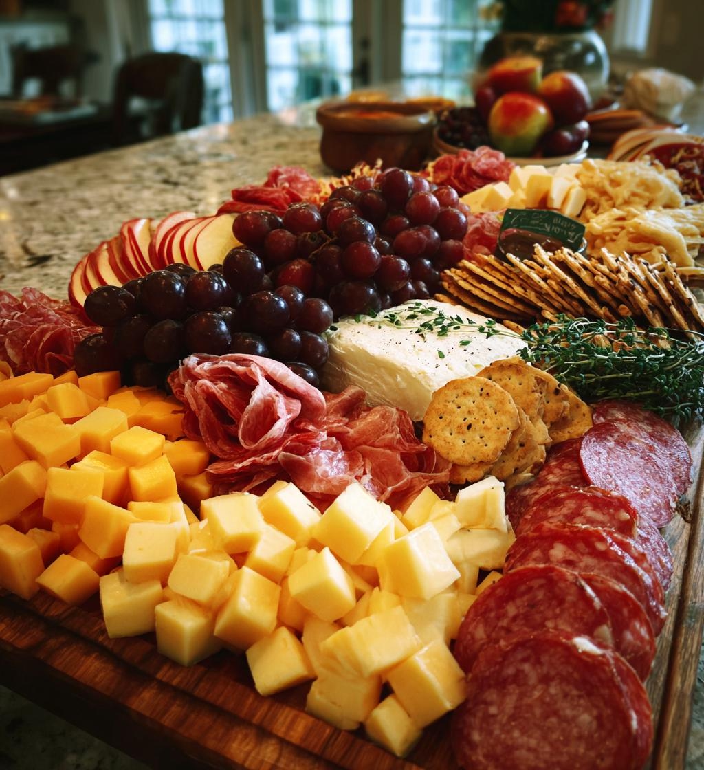 football stadium charcuterie board