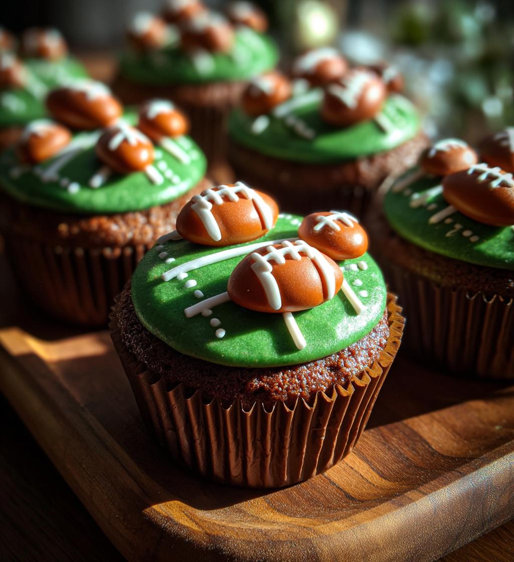 football stadium cupcakes