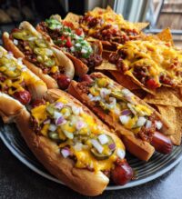 football tailgate party food