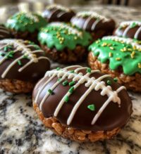 football theme rice krispie treats